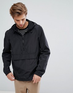 Черная куртка через голову с капюшоном ASOS - Черный