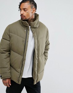 Дутая оверсайз-куртка цвета хаки ASOS - Зеленый