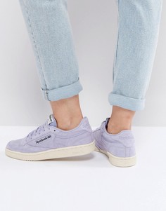 Лиловые кроссовки Reebok Classics Club C - Бежевый
