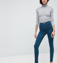 Джинсы скинни с завышенной талией ASOS TALL RIDLEY - Синий