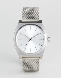 Серебристые часы Nixon Time Teller Luxe - Серебряный