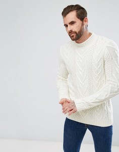 Светло-бежевый вязаный джемпер ASOS - Бежевый