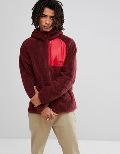 Красная куртка с капюшоном из искусственной цигейки Nike SB Everett 862745-619 - Красный