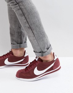 Красные кроссовки Nike Classic Cortez Nylon 807472-602 - Красный