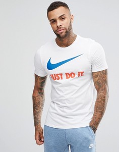 Белая футболка с логотипом Nike 707360-100 - Белый
