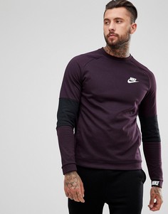 Фиолетовый свитшот Nike AV15 861744-652 - Фиолетовый