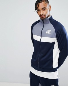 Темно-синяя спортивная куртка Nike Archive 941847-451 - Темно-синий