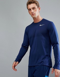 Синий лонгслив Nike Running Zonal Relay 833585-429 - Синий