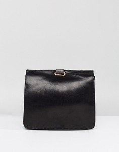 Кожаная сумка с ремешком на запястье Urbancode - Черный