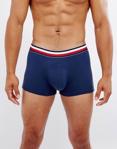 Темно-синие боксеры-брифы с полосками на поясе Tommy Hilfiger - Темно-синий