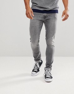 Выбеленные серые джинсы скинни Nudie Jeans Co Lin - Серый