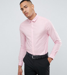 Розовая облегающая оксфордская рубашка ASOS TALL - Розовый