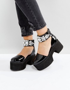 Декорированные туфли на каблуке ASOS OPIA - Черный