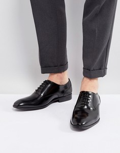 Черные кожаные оксфорды на шнуровке ASOS - Черный