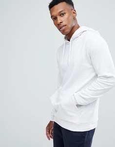 Белый меланжевый худи ASOS - Белый