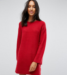 Трикотажное оверсайз-платье мини ASOS TALL - Оранжевый