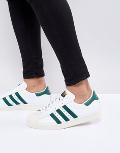 Белые кроссовки в стиле 80-х adidas Originals Superstar - Белый