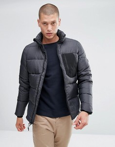 Черная стеганая пуховая куртка из ткани рипстоп Penfield Hanlon - Черный