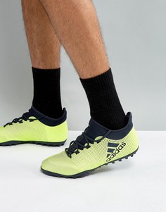 Желтые кроссовки adidas Football X 17.3 Astro Turf CG3727 - Желтый
