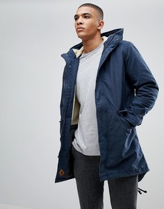 Парка с подкладкой из искусственного меха Jack &amp; Jones - Темно-синий
