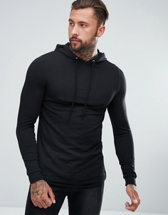 Худи в обтяжку ASOS - Черный