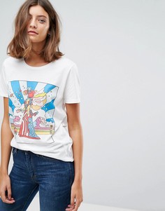 Футболка с графическим принтом Wrangler x Peter Max - Белый