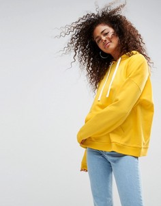 Худи свободного кроя ASOS - Желтый