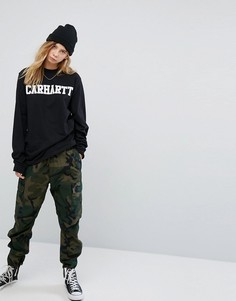 Свободные камуфляжные брюки-карго Carhartt WIP - Зеленый