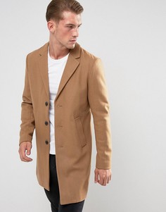 Шерстяное пальто Jack &amp; Jones Premium - Рыжий