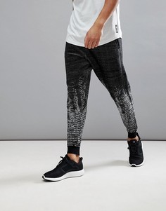 Черные меланжевые спортивные штаны adidas ZNE Pulse Knit BQ4840 - Черный
