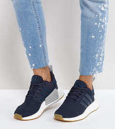 Темно-синие кроссовки adidas Originals NMD R2 - Темно-синий