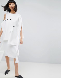 Платье миди ASOS WHITE - Мульти