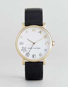 Часы с черным кожаным ремешком Marc Jacobs Classic MJ1599 - Черный