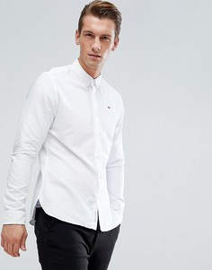 Белая оксфордская рубашка с логотипом-флажком Tommy Hilfiger Denim - Белый