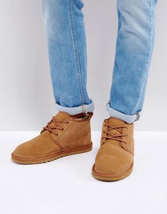 Замшевые ботинки со шнуровкой UGG Neumel - Бежевый