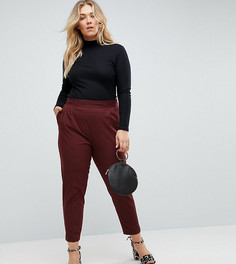Суженные книзу брюки с завышенной талией ASOS CURVE - Красный