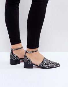 Туфли на плоской подошве ASOS MAPLE - Бежевый