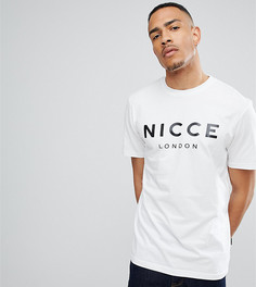 Белая футболка с логотипом Nicce London TALL - Белый