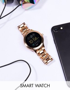 Смартчасы цвета розового золота Fossil Q FTW6000 Venture - Золотой