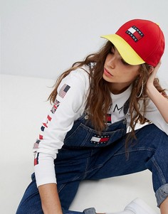 Кепка колор блок Tommy Jean 90s Capsule - Красный