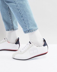 Белые кроссовки из кожи и замши в стиле 90-х Tommy Jeans Capsule Neptune - Белый