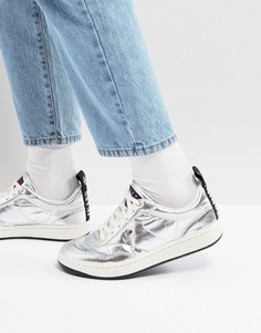 Серебристые кроссовки с логотипом в стиле 90-х Tommy Jeans Capsule Jump - Серебряный