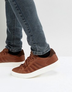 Коричневые кроссовки K-Swiss Court Frasco - Коричневый
