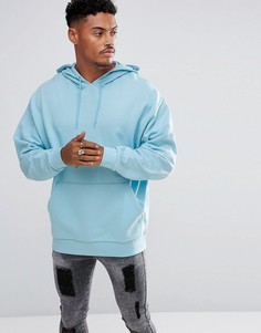 Oversize-худи темно-синего цвета ASOS - Синий