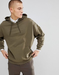 Оверсайз-худи выбеленного зеленого цвета ASOS - Зеленый