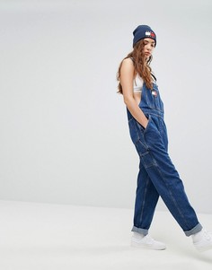 Джинсовый комбинезон в стиле 90-х Tommy Jeans Capsule - Синий