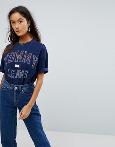 Футболка с логотипом в стиле 90-х Tommy Jeans Capsule - Темно-синий