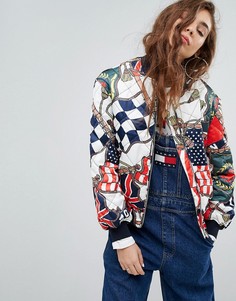 Бомбер с принтом флага Tommy Jeans 90s Capsule - Мульти