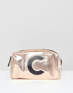 Косметичка с инициалом C New Look - Золотой