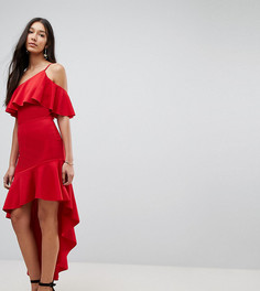 Асимметричное облегающее платье мини ASOS TALL - Красный